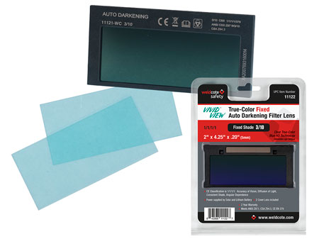 thumbnail image 2 of Weldclass Shade 11 Flippy Auto-Darkening Welding Filter – 51x108mm For Flip-Up Helmets 2 of 4